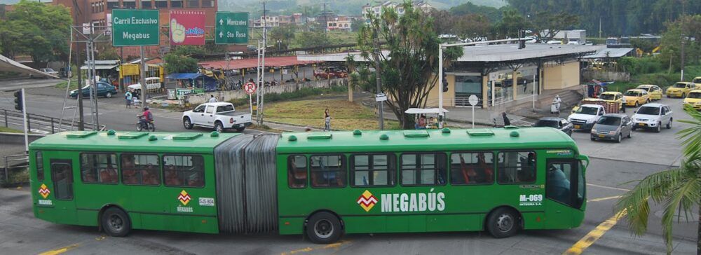 Dónde está Megabus, Colombia